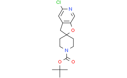 tert-butyl 5-chlorospiro[3H-furo[2,3-c]pyridine-2,4'-piperidine]-1'-carboxylate