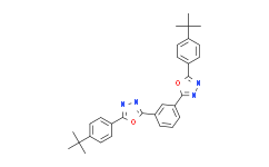 2，2'-(1，3-苯基)二[5-(4-叔丁基苯基)-1，3，4-噁二唑],>99%(HPLC)， Sublimed