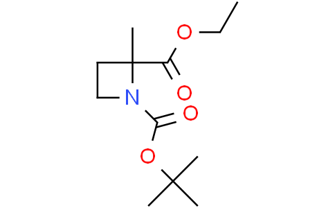 1-tert-butyl 2-ethyl 2-methylazetidine-1,2-dicarboxylate