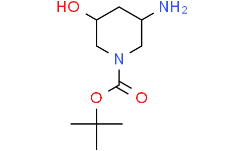 tert-butyl 3-amino-5-hydroxy-piperidine-1-carboxylate