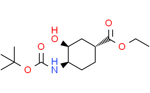 ethyl (1R,3S,4R)-4-{[(tert-butoxy)carbonyl]amino}-3-hydroxycyclohexane-1-carboxylate