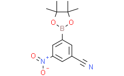 3-硝基-5-(4,4,5,5-四甲基-1,3,2-二氧硼杂环戊烷-2-基)苯甲腈