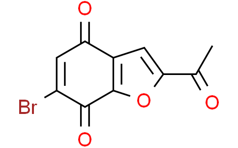 2-acetyl-6-bromo-benzofuran-4,7-dione