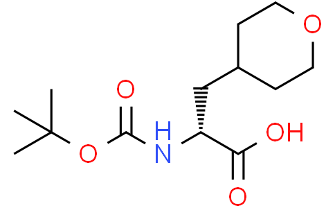 (2R)-2-(tert-butoxycarbonylamino)-3-tetrahydropyran-4-yl-propanoic acid