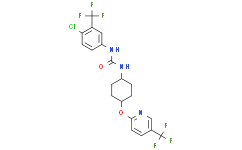 1-(4-氯-3-(三氟甲基)苯基)-3-((1r，4r)-4-(5-(三氟甲基)吡啶-2-基氧基)环己基)脲