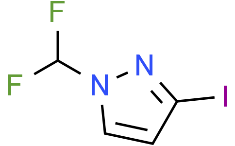 1-(difluoromethyl)-3-iodo-pyrazole