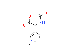 2-(tert-butoxycarbonylamino)-2-(1-methylpyrazol-4-yl)acetic acid