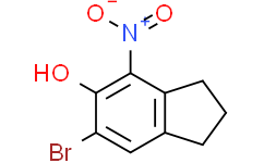 6-溴-2，3-二氢-4-硝基-5-茚醇,97%