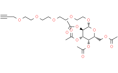 Propargyl-PEG5-tetra-Ac-beta-D-galactoseCas:1397682-61-9
