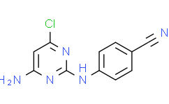 4-(4-氨基-6-氯嘧啶-2-基氨基)苄腈,≥95%