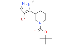 tert-Butyl 3-(4-bromo-1-methyl-1H-pyrazol-5-yl)piperidine-1-carboxylate