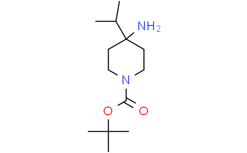 tert-butyl 4-amino-4-isopropyl-piperidine-1-carboxylate