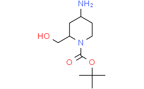 tert-butyl trans-4-amino-2-(hydroxymethyl)piperidine-1-carboxylate