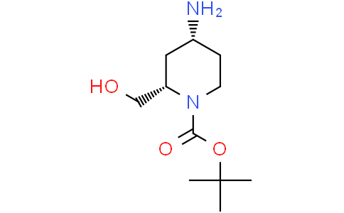 tert-butyl cis-4-amino-2-(hydroxymethyl)piperidine-1-carboxylate