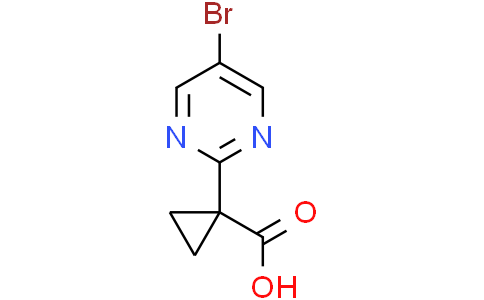 1-(5-bromopyrimidin-2-yl)cyclopropane-1-carboxylic acid