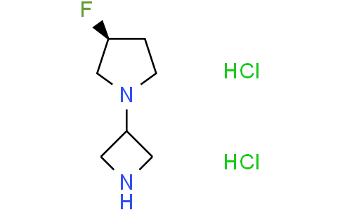 (3S)-1-(azetidin-3-yl)-3-fluoro-pyrrolidine dihydrochloride