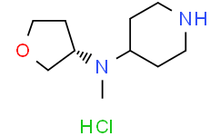 N-Methyl-N-[(3S)-tetrahydrofuran-3-yl]piperidin-4-amine hydrochloride