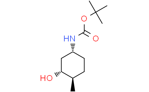 tert-Butyl((1R,3R,4R)-3-hydroxy-4-methylcyclohexyl)carbamateCas:1403864-94-7