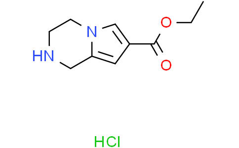 ethyl 1,2,3,4-tetrahydropyrrolo[1,2-a]pyrazine-7-carboxylate hydrochloride