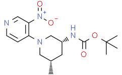 tert-butyl N-[(3R,5S)-5-methyl-1-(3-nitro-4-pyridyl)-3-piperidyl]carbamate