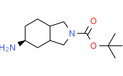 tert-butyl rel-(3aR,5S,7aS)-5-amino-1,3,3a,4,5,6,7,7a-octahydroisoindole-2-carboxylate