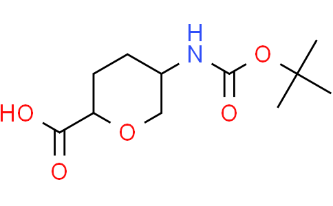 5-(tert-butoxycarbonylamino)tetrahydropyran-2-carboxylic acid