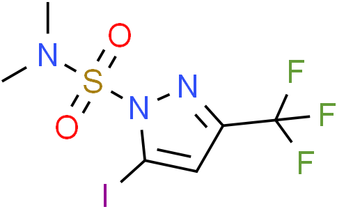 5-iodo-N,N-dimethyl-3-(trifluoromethyl)pyrazole-1-sulfonamide