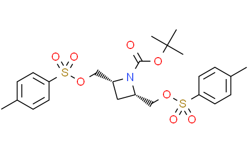 tert-butyl cis-2,4-bis(p-tolylsulfonyloxymethyl)azetidine-1-carboxylate
