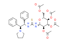 N-[(1S，2S)-1，2-二苯基-2-(1-吡咯烷基)乙基]-N'-(2，3，4，6-四-O-乙酰基-Β-D-吡喃葡萄糖基)硫脲,98%