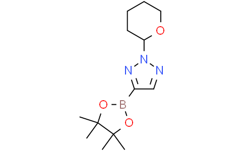 2-tetrahydropyran-2-yl-4-(4,4,5,5-tetramethyl-1,3,2-dioxaborolan-2-yl)triazole