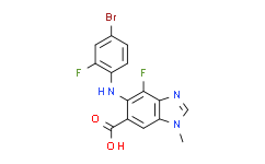 5-((4-溴-2-氟苯基)氨基)-4-氟-1-甲基-1H-苯并[D]咪唑-6-羧酸,97%