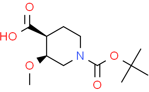 cis-1-[(tert-butoxy)carbonyl]-3-methoxypiperidine-4-carboxylic acid