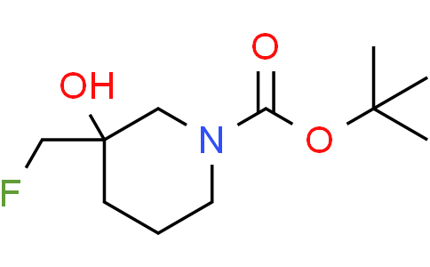 tert-butyl 3-(fluoromethyl)-3-hydroxy-piperidine-1-carboxylate