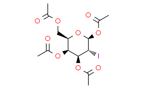 1,3,4,6-Tetra-O-acetyl-2-deoxy-2-iodo-b-D-galactopyranoseCas:141510-66-9
