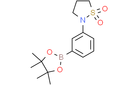 2-[3-(4,4,5,5-tetramethyl-1,3,2-dioxaborolan-2-yl)phenyl]-1,2-thiazolidine 1,1-dioxide