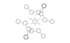 2，3，5，6-四(3，6-二苯基-9-咔唑基)-对苯二腈,>99%(HPLC)， Sublimed