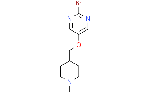 2-bromo-5-(1-methyl-piperidin-4-ylmethoxy)pyrimidine