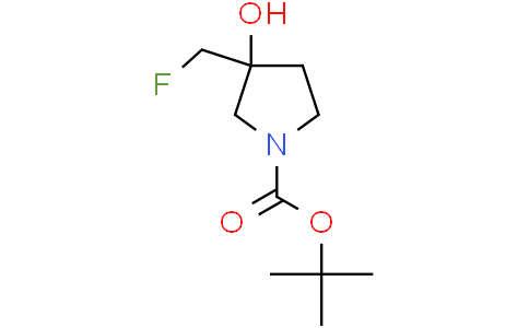 tert-butyl 3-(fluoromethyl)-3-hydroxypyrrolidine-1-carboxylate
