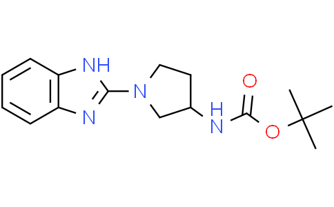 tert-Butyl (1-(1H-benzo[d]imidazol-2-yl)pyrrolidin-3-yl)carbamateCas:1420826-24-9
