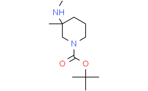 tert-butyl 3-methyl-3-(methylamino)piperidine-1-carboxylate
