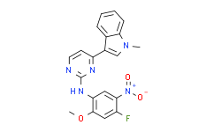 N-(4-氟-2-甲氧基-5-硝基苯基)-4-(1-甲基-1H-吲哚-3-基)嘧啶-2-胺,≥96%