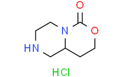 2,3,4,8,9,9a-hexahydro-1H-pyrazino[1,2-c][1,3]oxazin-6-one;hydrochloride