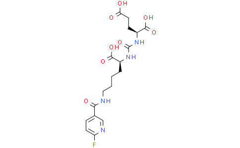 (((S)-1-Carboxy-5-(6-fluoronicotinamido)pentyl)carbamoyl)-L-glutamic acidCas:1423758-00-2