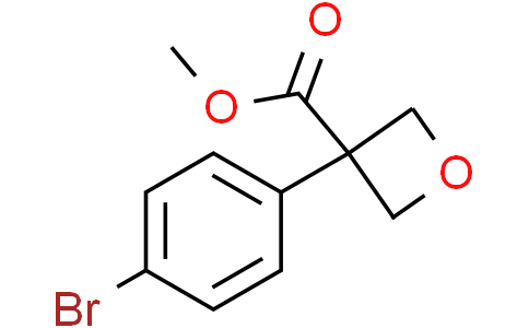methyl 3-(4-bromophenyl)oxetane-3-carboxylate