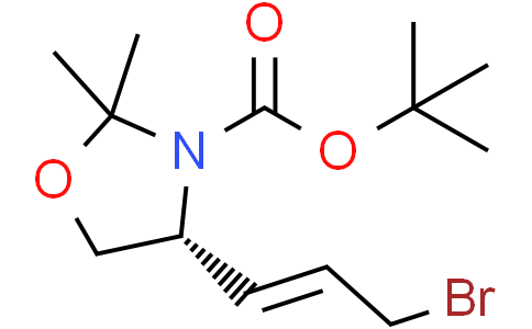tert-butyl (4R)-4-[(E)-3-bromoprop-1-enyl]-2,2-dimethyl-oxazolidine-3-carboxylate