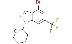 4-bromo-1-tetrahydropyran-2-yl-6-(trifluoromethyl)indazole