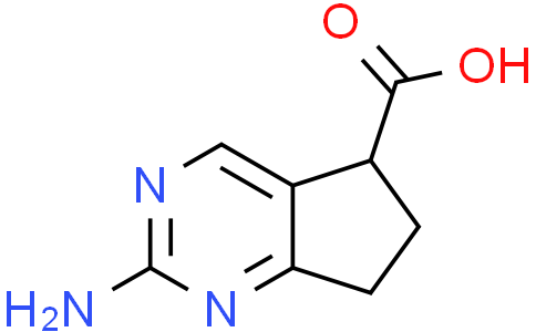 2-amino-6,7-dihydro-5H-cyclopenta[d]pyrimidine-5-carboxylic acid