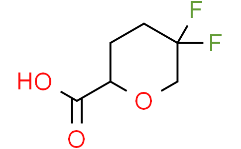 5,5-difluorotetrahydropyran-2-carboxylic acid