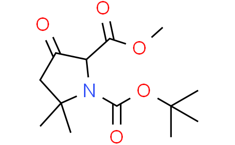 1-tert-butyl 2-methyl 5,5-dimethyl-3-oxopyrrolidine-1,2-dicarboxylate