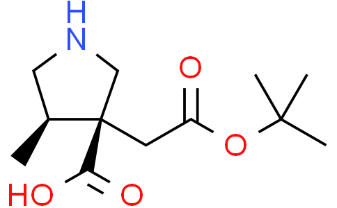 cis-3-[2-(tert-butoxy)-2-oxoethyl]-4-methylpyrrolidine-3-carboxylic acid